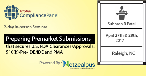 The U.S. FDA regulatory 510(k) clearance and Premarket Approval (PMA) process is considered a most stringent and complex. Only a good knowledge of U.S. FDA laws, regulations, and requirements is not sufficient to win a clearance/approval. You are required a proper training on how to set and state regulatory arguments for your device in a most convincing manner to the U.S. FDA reviewer. This 2 days training seminar will walk you through building process of a reader's friendly but resounding premarket submission and also give you tips and suggestions on how to work effectively with the U.S. FDA officials.....